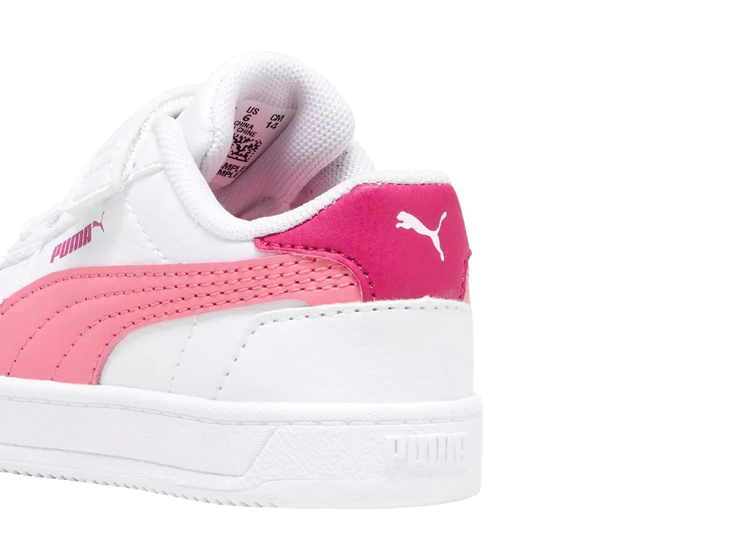 Tenis Puma Caven 2.0  Blanco Para Niña